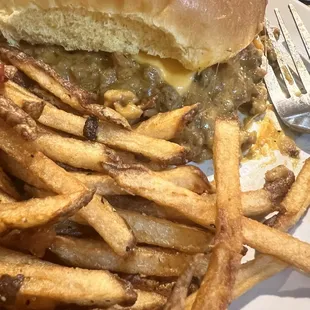 Sloppy James w/fries