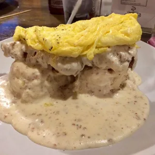 Biscuit and Gravy Benedict