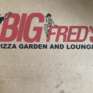Love the logo on the pizza box