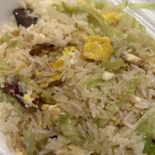 Chinese Sausage and Bacon Fried Rice