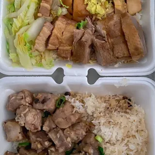 Spare Ribs with Black Beans Clay Pot Rice