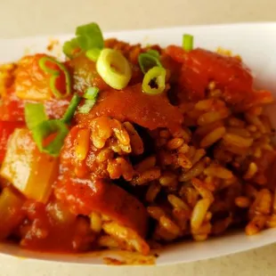 Maxie's jambalaya.