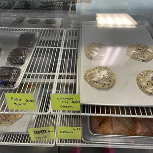 a variety of baked goods