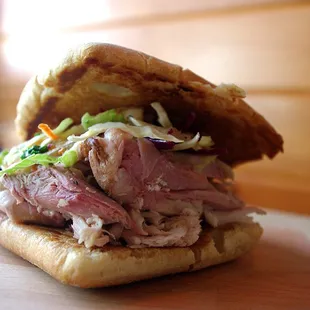 pulled chicken sandwich