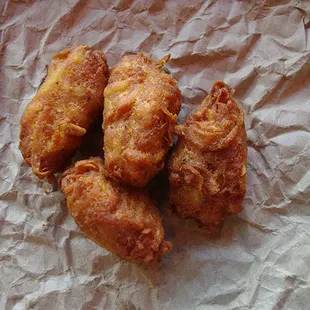 Homemade tater tots - side