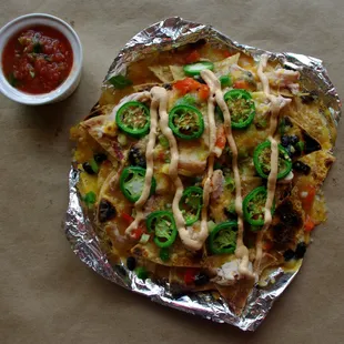 Chicken nachos