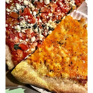 My Today Choice! Margherita &amp; Mac n Cheese Pizzas @ .Big G&apos;s Pizza. Open &amp; Rocks! Take Out&amp;Delivery!Unconventional Pizza Place!Cool!