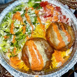 Aloo Rice Platter