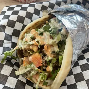 Beef and Lamb Gyro Wrap