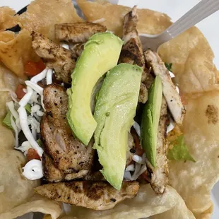 Chicken taco salad