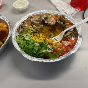 Beef &amp; Lamb rice platter