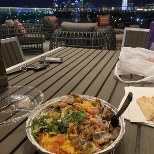 Beef and Lamb Rice Platter