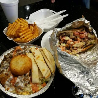 Big Guy's Mixed Rice Platter