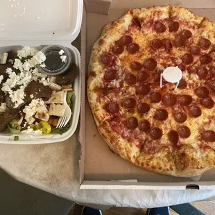 pizza, food