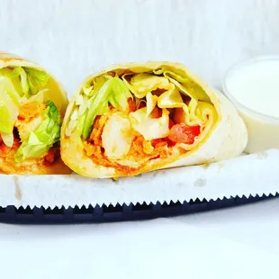 Delicious Buffalo Chicken Wraps