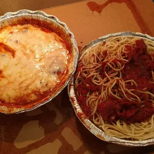Bland watery chicken parm