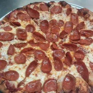 New artisan pepperoni, jam packed with flavor