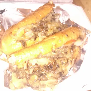 Philly Cheesesteak Hoagie on Amerosa Roll $9.99