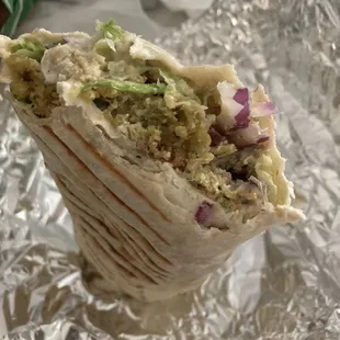 Falafel wrap