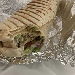 Falafel wrap