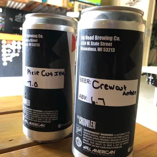 Sadly, both these popped on their own - I shoulda drank them asap