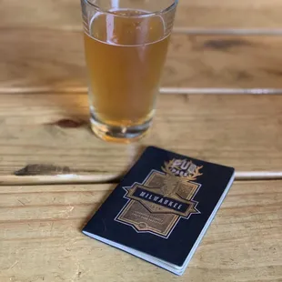 Pint of beer with the pub pass