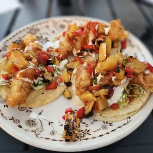 Fried cod tacos - strong recommend!