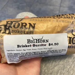 Brisket Burrito