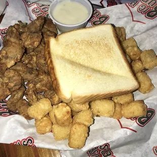Fried gizzards plate...