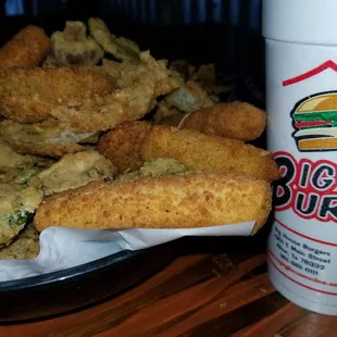 Cactus Bowl, added $1 for fried pickles. Everything is delicious!!