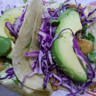 Grilled fish tacos