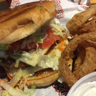 Spicy Burger- delicious and perfectly hot!