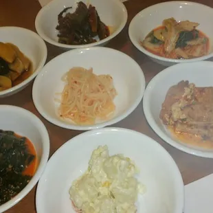 Banchan. These were actually pretty good.