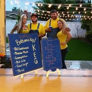 BBQ team at an Anniversary party