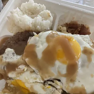 Loco Moco Lunch Plate