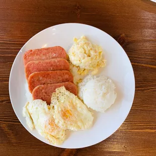 Grilled Spam &amp; Eggs