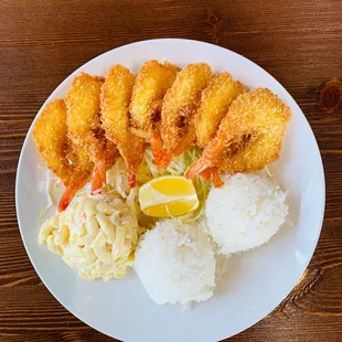 Crispy Shrimp plate