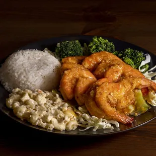 Spicy Garlic Shrimp Plate