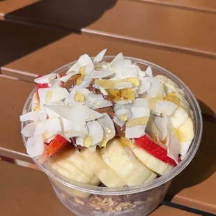 Nutella açaí bowl