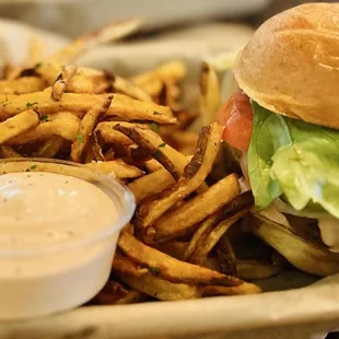 Tillamook Cheddar Cheeseburger with Fries