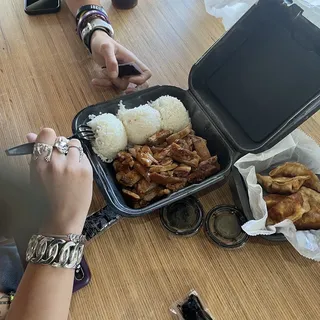 Steamed Rice.