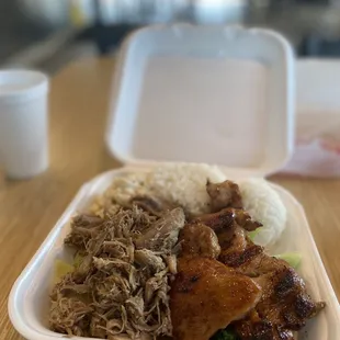 17. Chicken and Kalua Pork Combo