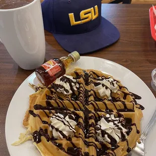 Great staff and some good coffee. The chocolate waffle OMG!