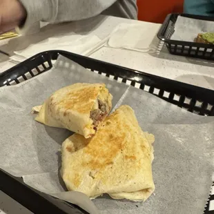 This is the double meat burrito with Big Jacks famous casserole!  Yeah baby yeah!