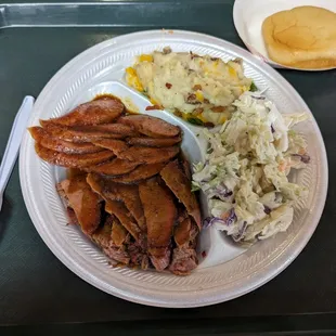 Sausage and Brisket Plate
