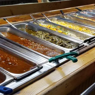 Large selection of sides