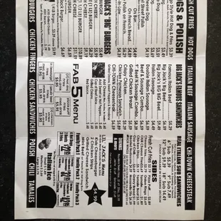 Current menu as of 10/18/13. It&apos;s not online otherwise so I figured I would put it here.