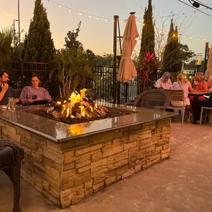 Enjoying the evening