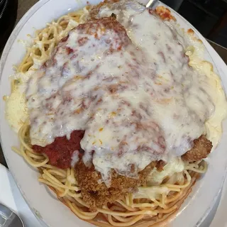 Homemade Veal Parmigiana Dinner
