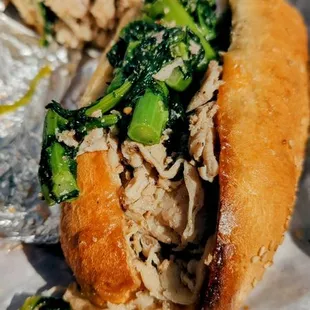 Sando of the month-Roasted Pork and Broccoli Rabe...loved the extra sharp provolone.